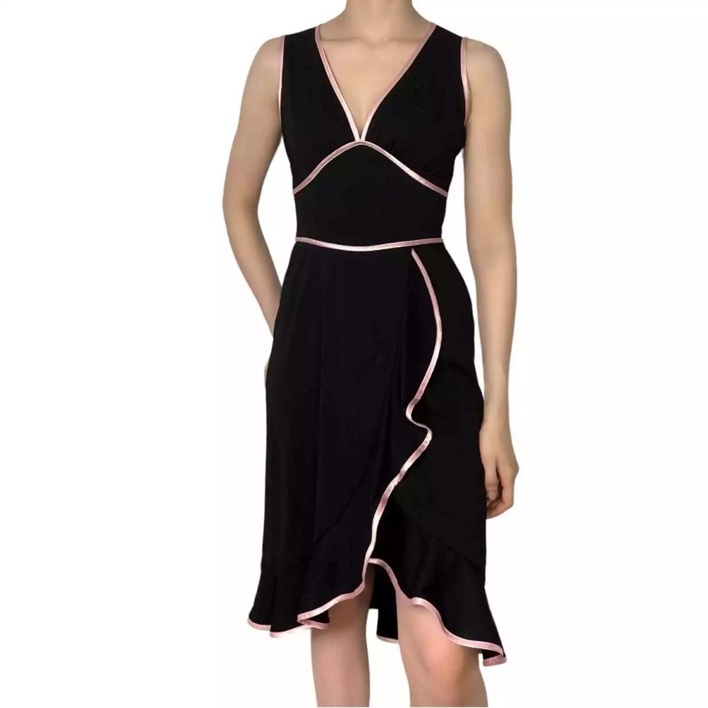 ABS by Allen Schwartz high low asymmetrical cocktail dress
